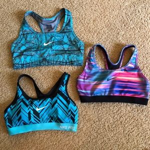 3 Nike Sports Bras